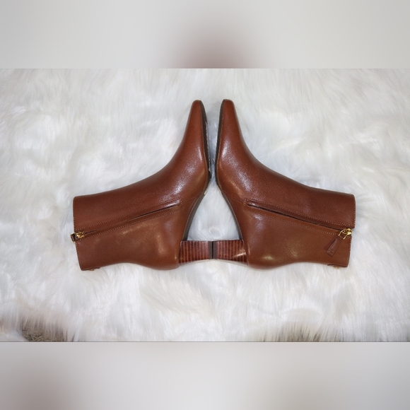 Lauren Ralph Lauren Willa (Deep Saddle Tan) Women's Shoes-Size 5 - Picture 9 of 14